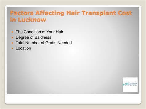 Ppt What Are The Factors Affecting Hair Transplant Services In Lucknow Powerpoint