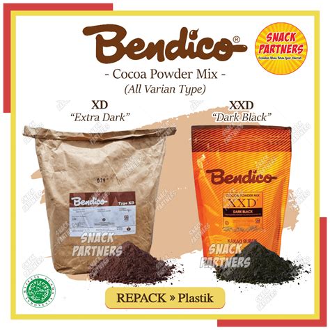 Jual BENDICO XD XXD Pure Cocoa Powder Mix Repack 500 GR Bubuk