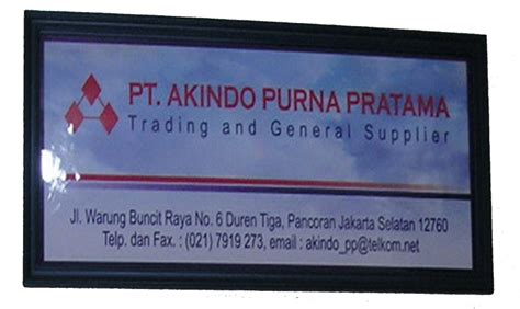 Single Template Pt Akindo Purna Pratama