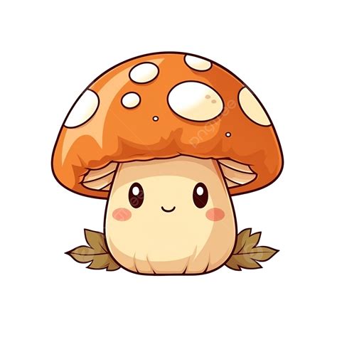 Cute Cartoon Autumn Mushroom Edible Mushroom Mushroom Isolated Food