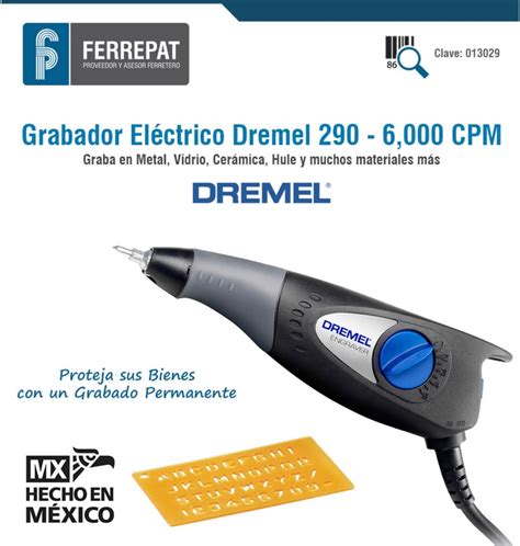 Grabador El Ctrico Dremel V Con Plantilla En Mercado