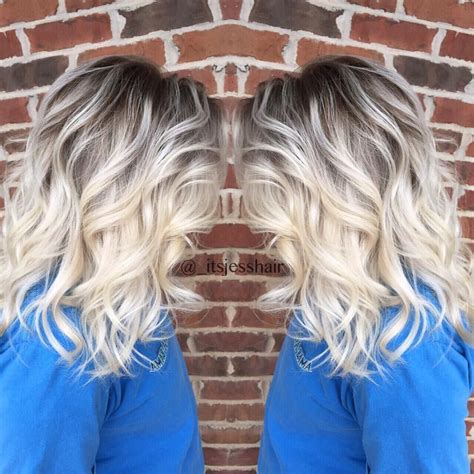 Shadow Root W Icy Blonde Ends ️ See This Instagram Photo By Itsjesshair • 69 Likes Hair