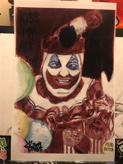 John Wayne Gacy Color Edit Print Etsy