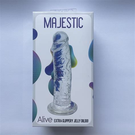 ᐉ Фалоімітатор реалістик Alive Jelly Dildo Majestic ціна 433 грн