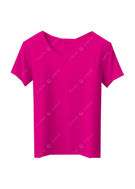 Pink Plain T Shirt Mockup Template Vector Mockup T Shirts Templates