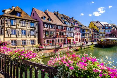 Famous Old Town Colmar France Jigsaw Puzzle In Street View Puzzles On