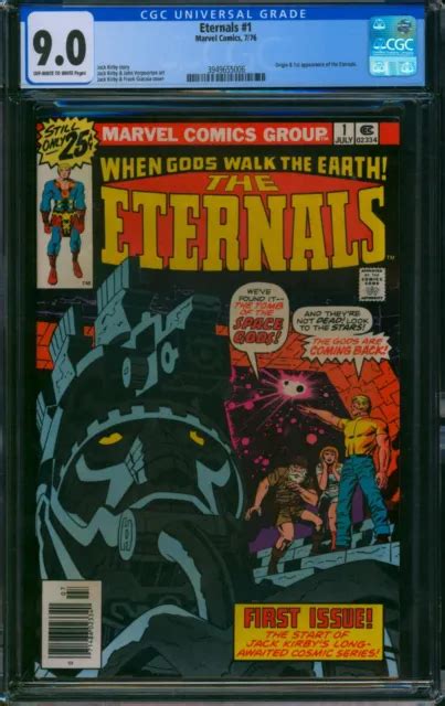 THE ETERNALS 1 CGC 9 0 1ère apparition Jack Kirby Marvel KEY Comic