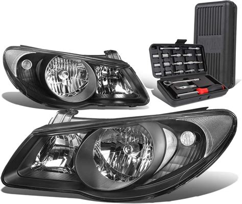 Amazon Auto Dynasty Oe Style Black Housing Clear Corner Headlight