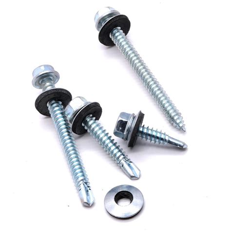 China Building Roofing Tek Screws With Rubber Washers Tornillos