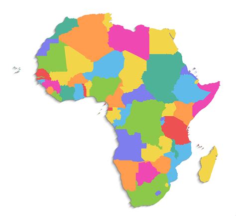 Africa Map Without Country Names