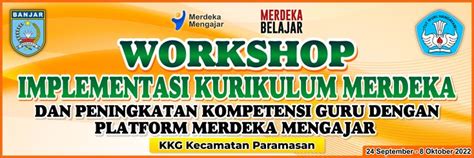 Spanduk Workshop Implementasi Kurikulum Merdeka