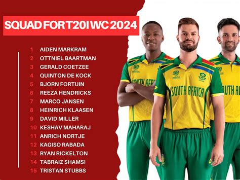 South Africa Announces 15 Man Squad For T20 World Cup 2024 By Sports