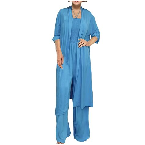 jobturf 2 Piece Mother of The Bride Pantsuits with Jackets Halter Neck
