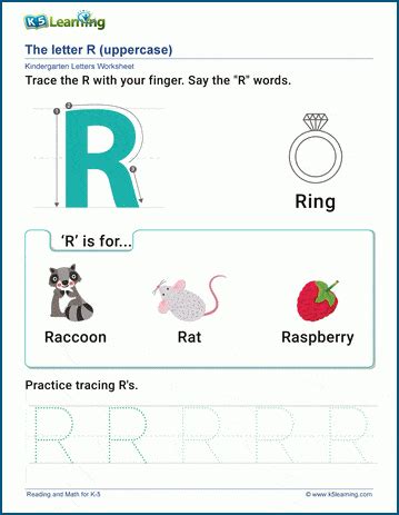 Letter R Worksheets For Toddlers - Infoupdate.org