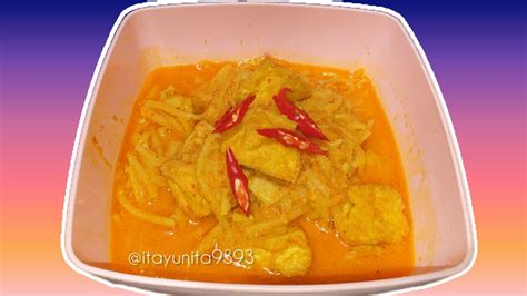 Masakan Rumah Yg Sederhana Rebung Tahu Gulai Youtube