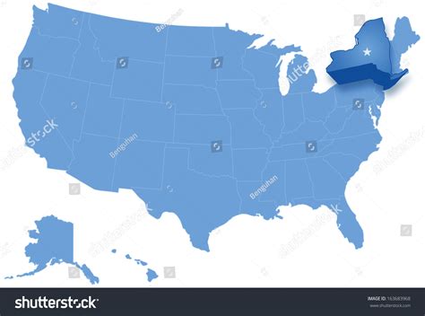 Vektor Stok Political Map United States All States Tanpa Royalti