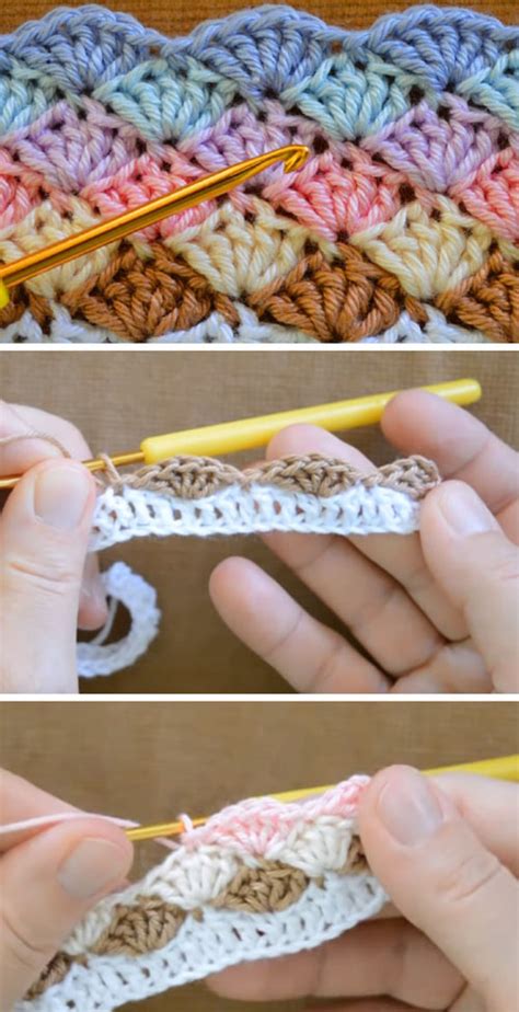 Beautiful Skills Crochet Knitting Quilting Crochet Shell Stitch