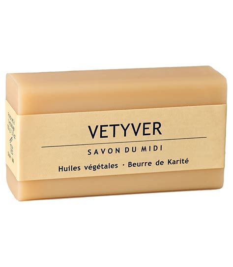 Savon au beurre de karité vetyver Savon du Midi 100g