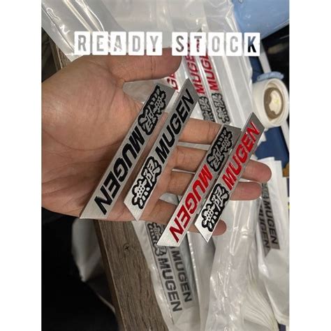 Emblem Mugen Spoiler Emblem Mugen Side Skirt Honda Mugen Emblem Lazada