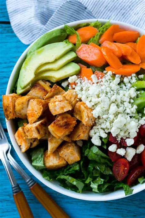 Easy Buffalo Chicken Salad Healthy Fitness Meals