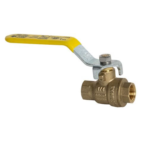 1 4 Fnpt Brass Full Port Ball Valve U S Plastic Corp