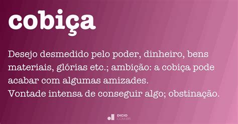 O Que Significa Cobiça