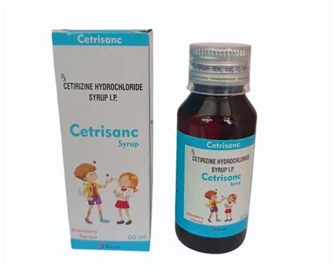 cetirizine hydrochloride syrup ip ml  clinic  bottle