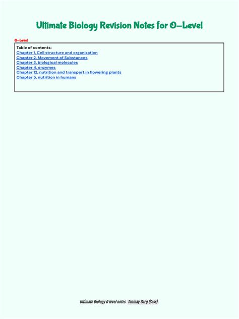 Ultimate Biology Pdf