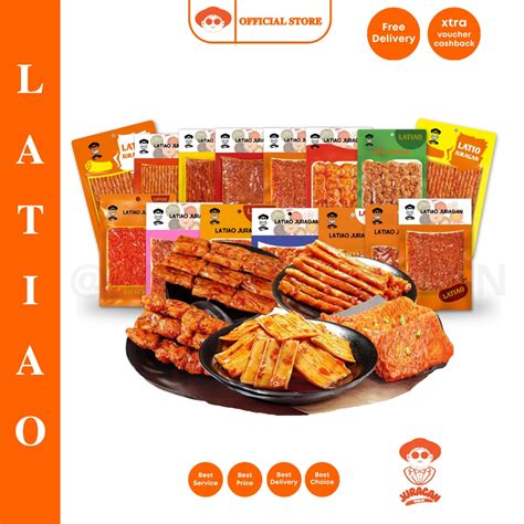 Jual JURAGAN Cemilan Latiao Halal WLM Gluten Spicy Tofu Latiao Snack