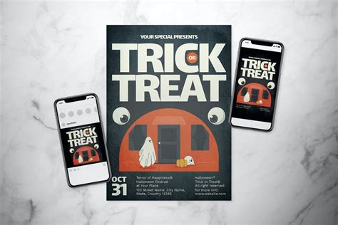 15+ Best Trick or Treat Flyer Templates Download - Graphic Cloud