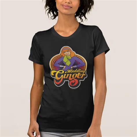 Scooby Doo Meddling Ginger Daphne T Shirt Zazzle