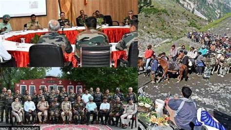 Amarnath Yatra Security Forces Hold High Level Meet Discuss Safety