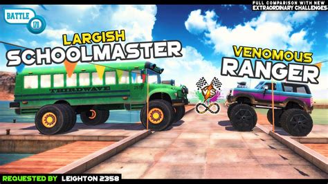 Off The Road Schoolmaster Vs Ranger Bus Vs X Jeep Epic Battle Otr