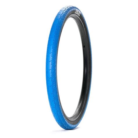 29x25 Theory Method Bmx Tire Blue W Black Sidewall