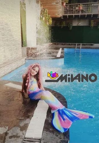 Cola De Sirena Con Monoaleta Para Piscina Sirenita Bikini En Venta En