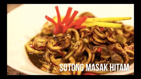 How To Make Sotong Masak Hitam Youtube