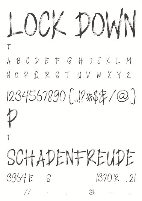 LOCK DOWN font