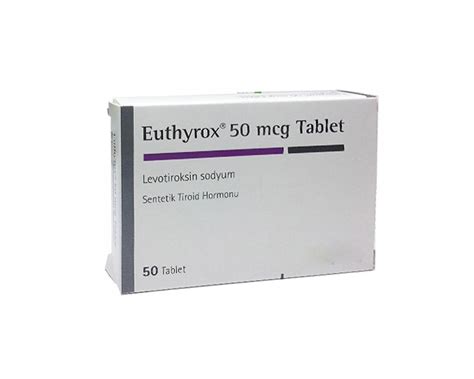 EUTHYROX 50 mcg Tablet Prospektüsü