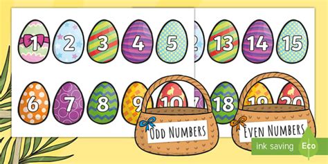 Odd Numbers Clip Art Library