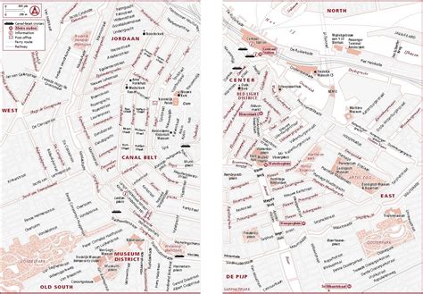 Amsterdam Neighborhoods Map Canals And Streets Marked Frommer S