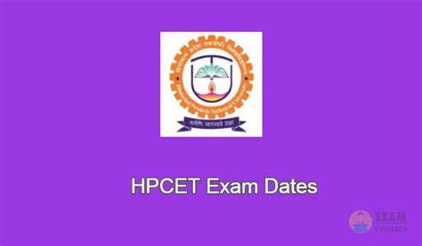 HPCET Exam Dates 2021 Check The HP Entrance Test Exam Date Sheet