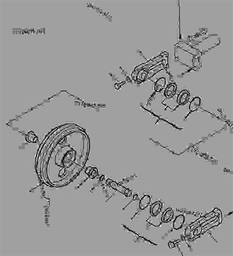 Front Idler Hydraulic Excavator Komatsu Pc Under Carriage