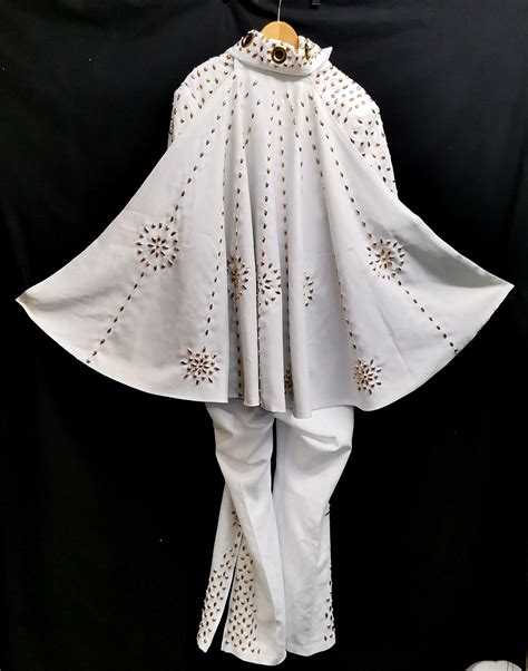 Elvis Presley Iconic White Jumpsuit Of The Vegas Years As Worn By A Former Elvis Tribute Act