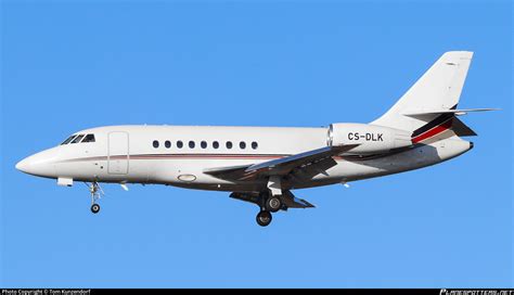 CS DLK NetJets Europe Dassault Falcon 2000EX Photo By Tom Kunzendorf