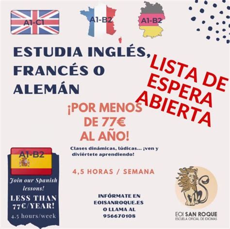 La Escuela de Idiomas mantiene abierto el plazo de matriculación