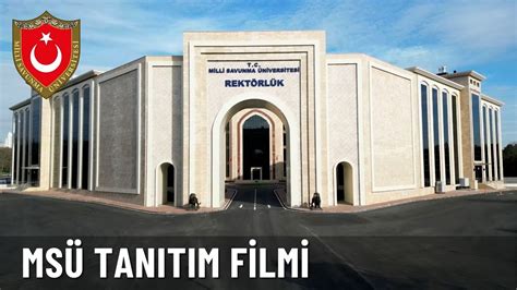 Milli Savunma Niversitesi Tan T M Filmi Youtube