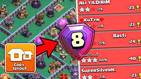 Top 10 Rank Player Best Th15 Legend Base Link With Replay Proof Th15