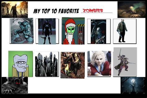 Top 10 Zombie Characters by Shukehamavak on DeviantArt