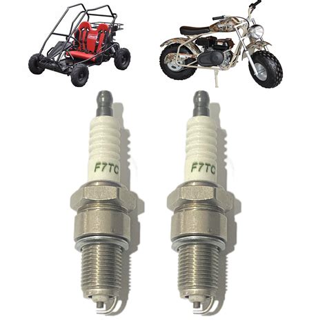 Amazon.com: QYMOTO 2pcs Spark Plug for Coleman KT196 Go Kart and CT200U