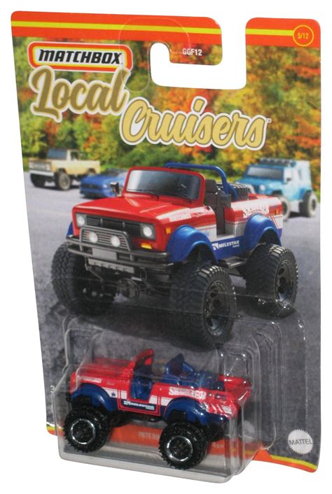 Matchbox Local Cruisers (2022) Red International Scout 4x4 Toy Car 5/12